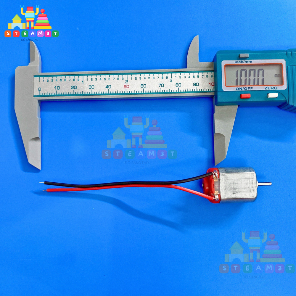 Động cơ mini 130 140, điện áp 3V 6V - Hàn sẵn dây 10cm - Sản phẩm DIY học tập thí nghiệm STEAM