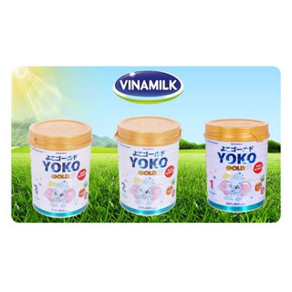 Hàng chuẩn công ty-sữa bột vinamilk yoko gold số 1, 2, 3 lon 850g