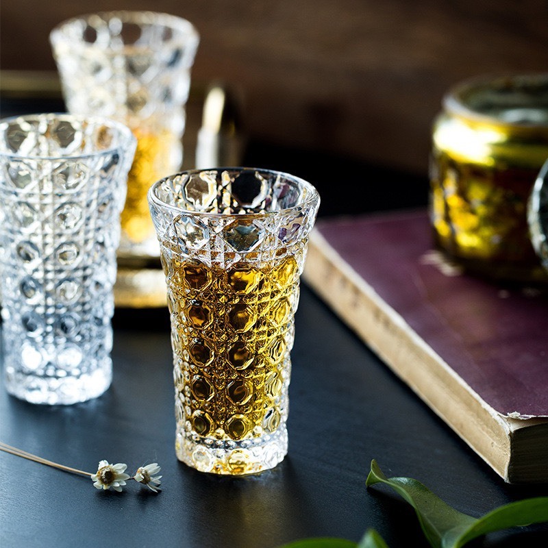 Sẵn Set 6 ly rượu thuỷ tinh cao cấp siêu sang