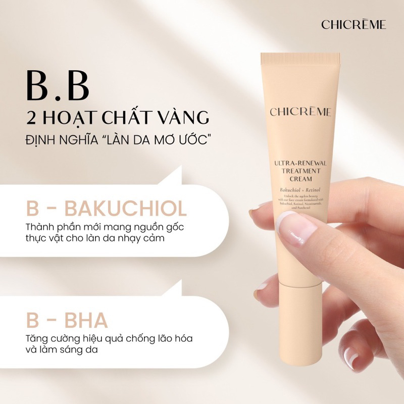 Kem Đêm Dưỡng Da CHICRÈME Ultra-Renewal Treatment Cream 30ml