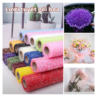 Lưới Tuyết Gói Hoa - Giấy Gói Hoa Lưới Tuyết đủ màu (Loại 1)