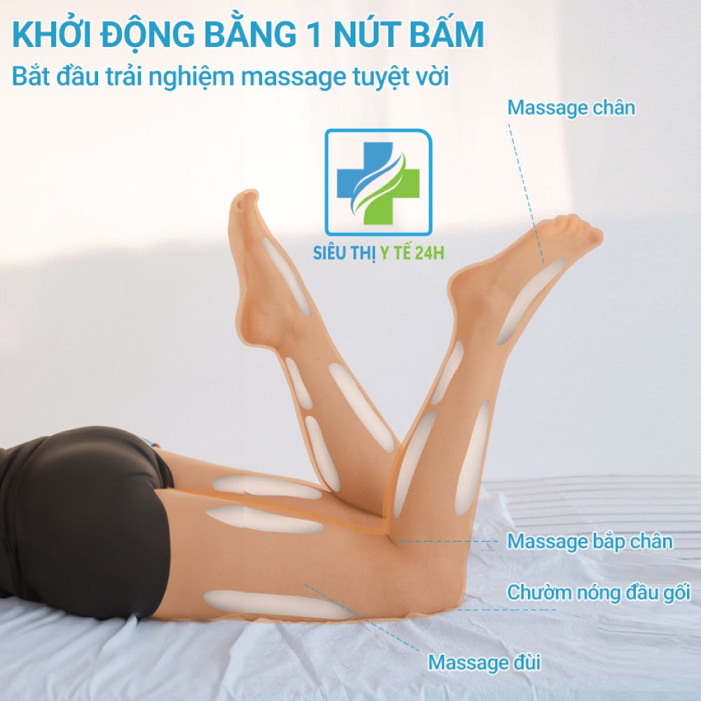 Máy massage chân nén khí hồng ngoại cao cấp BEAME MTJ