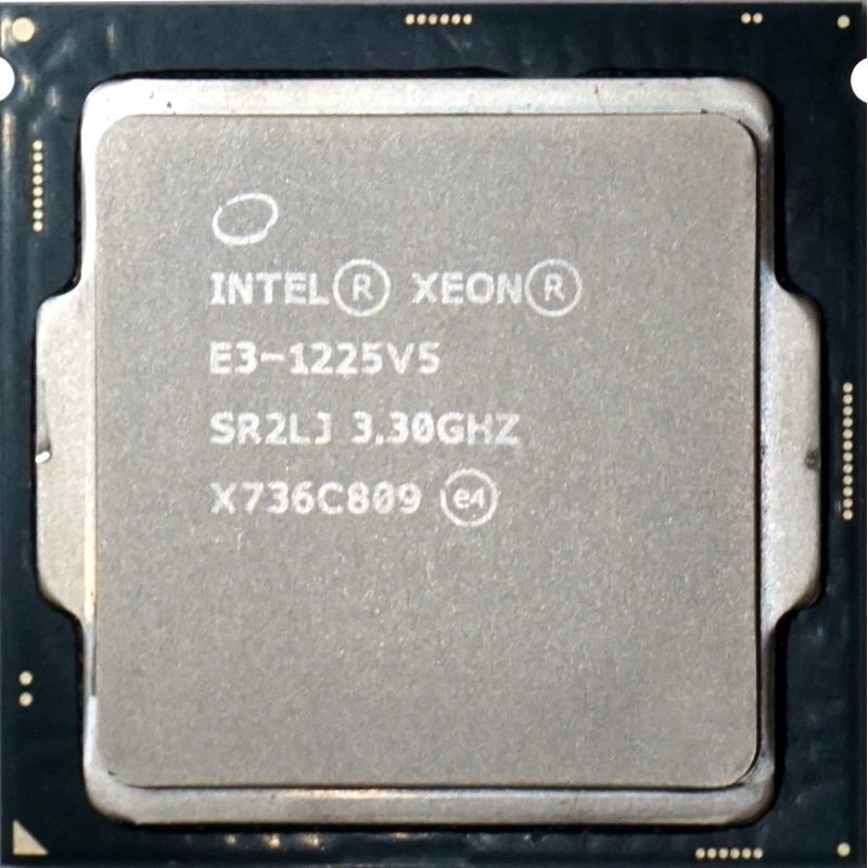 CPU Intel Xeon E3-1225 v5  - Socket LGA 1151
