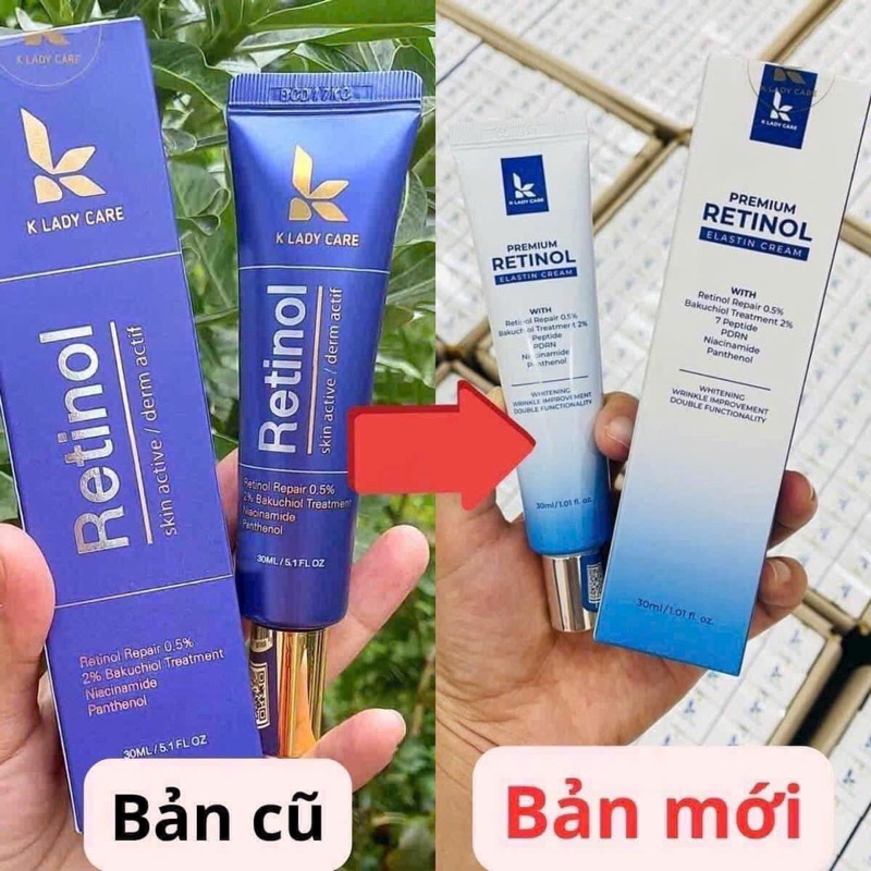 Kem Dưỡng Retinol Bakuchiol K Lady Mẫu Mới