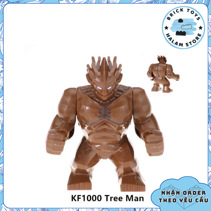 Đồ chơi lắp ráp minifigures Kopf KF1000 - Mô hình lắp ghép người cây Groot vệ binh giải ngân hàp