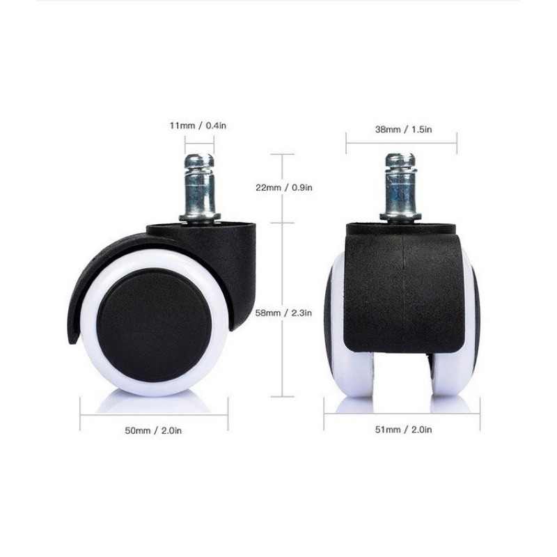 Bánh Xe Ghế Xoay Spa , Ghế Văn Phòng , Ghế Gaming ( 1 chiếc ) | BigBuy360 - bigbuy360.vn