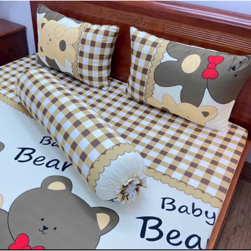 🌈BỘ GA GỐI 🌾 MẪU MỚI ⚡️ THUN HÀN QUỐC 🌸 SIZE 1m->1m8x2