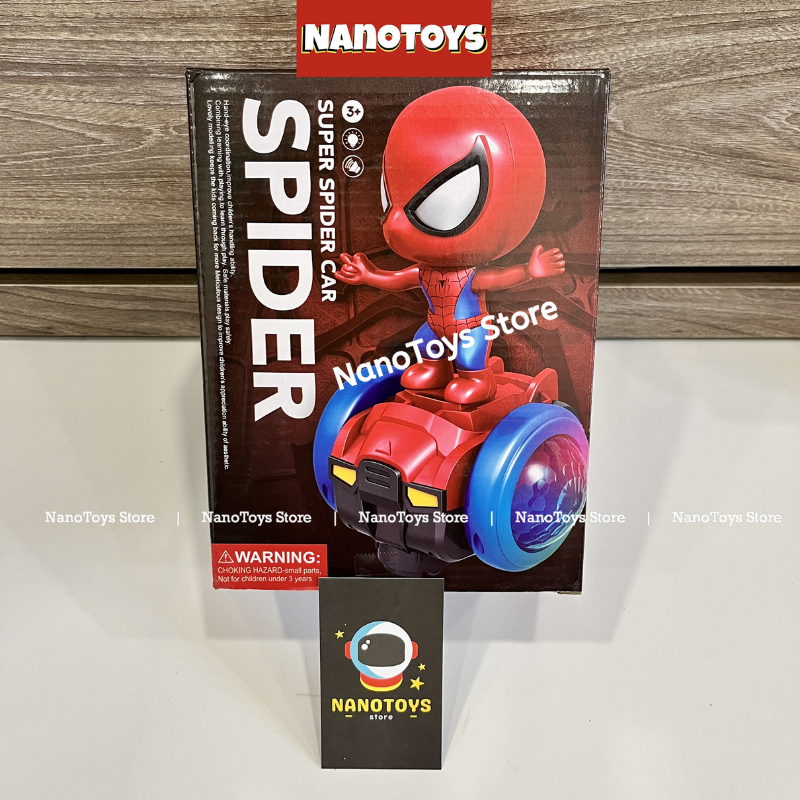 Đồ chơi siêu nhân, người nhện, nhảy múa - có mặt nạ - Spiderman nhảy múa, Người sắt, múa lân - tặng pin - NANOTOYS STORE