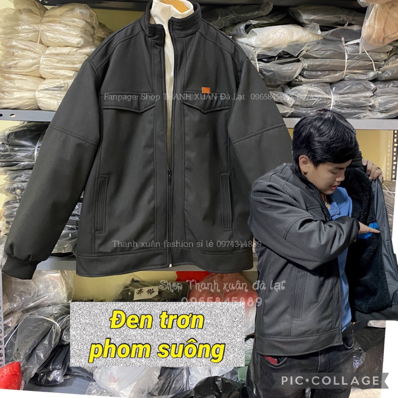 Hình thật KHOÁC KAKI nam NHIỀU MẪU lót lông dày, có túi trong