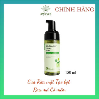 Sữa rửa mặt Tạo bọt Rau má Sạch sâu Dành cho Da mụn dầu Cỏ mềm Chai 150 ml