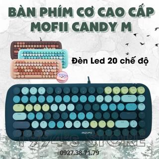 FREESHIP Bàn phím cơ cao cấp MoFii Candy M - Bàn phím cơ gaming giá rẻ -  Đèn Led tùy chỉnh 20 hiệu ứng - Đa tương thích