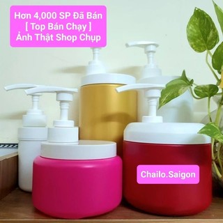 Hủ đựng kem body 500g, 1kg, hủ có vòi trộn kem đựng mỹ phẩm