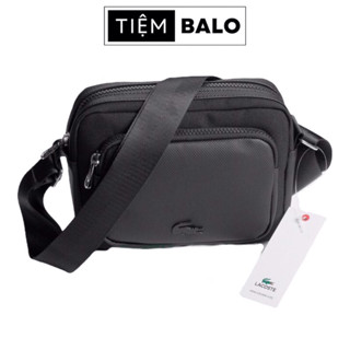  Túi đeo chéo LC Classic thiết kế đơn giản dây đeo chắc chắn form đẹp - Túi chéo màu đen chất liệu da si TIỆM BALO NÈ 