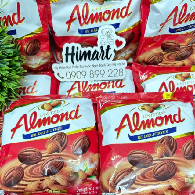 Kẹo Sô-Cô-La nhân hạnh nhân Almond Thái cực ngon