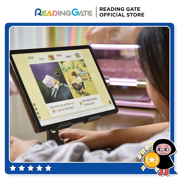 Gói 12 Tháng Sử Dụng Phần Mềm Học Tiếng Anh Reading Gate Cho Trẻ Em Và Người Mới Bắt Đầu qua Ebook và Movie Book