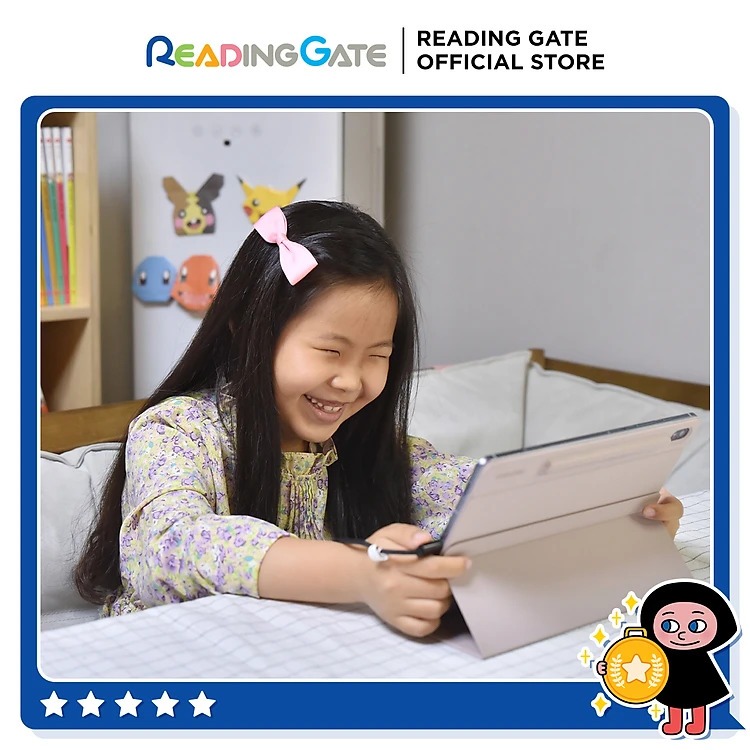 Gói 12 Tháng Sử Dụng Phần Mềm Học Tiếng Anh Reading Gate Cho Trẻ Em Và Người Mới Bắt Đầu qua Ebook và Movie Book