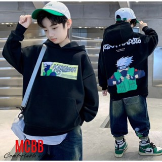 Mcbb 44-64 kg áo hoodie nam form rộng áo thun tay dài nam áo có nón trùm đầu thu đông áo lạnh gió bộ