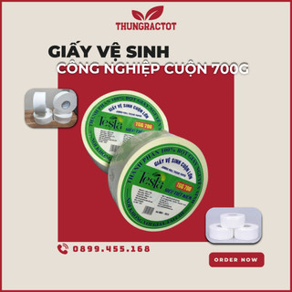 Giấy vệ sinh công nghiệp cuộn lớn 700gram, giấy vệ sinh cuộn lớn 700gram, giấy vệ sinh cuộn tròn 700gram