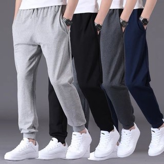  Quần Jogger Nam Nữ Trơn Basic Thun Da Cá Phong Cách Thể Dục Thể Thao Năng Động Cá Tính Unisex Xuân Hương Store 94 