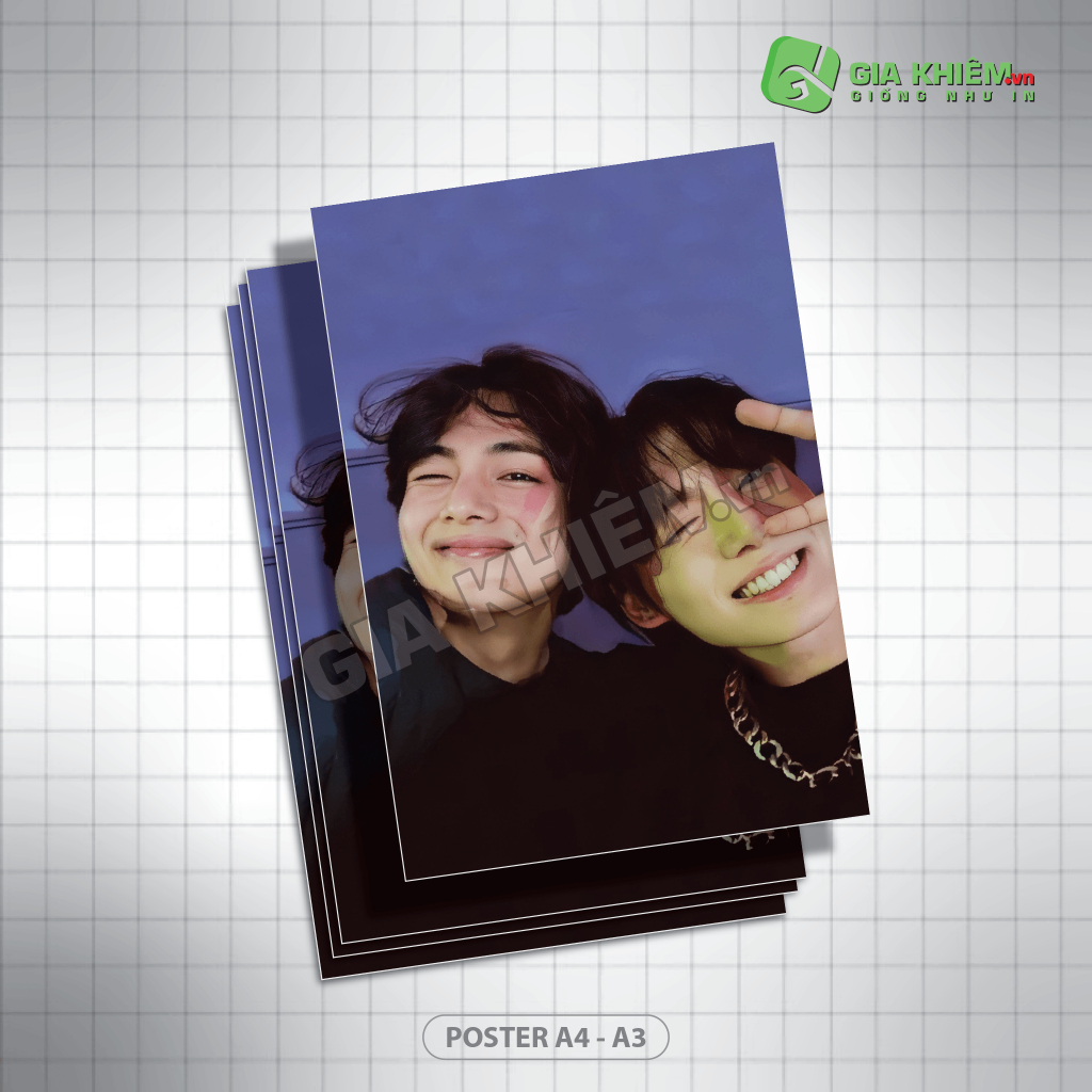 Poster BTS size A4  - A3