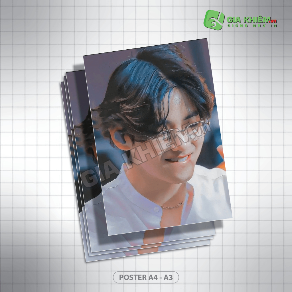 Poster BTS size A4  - A3