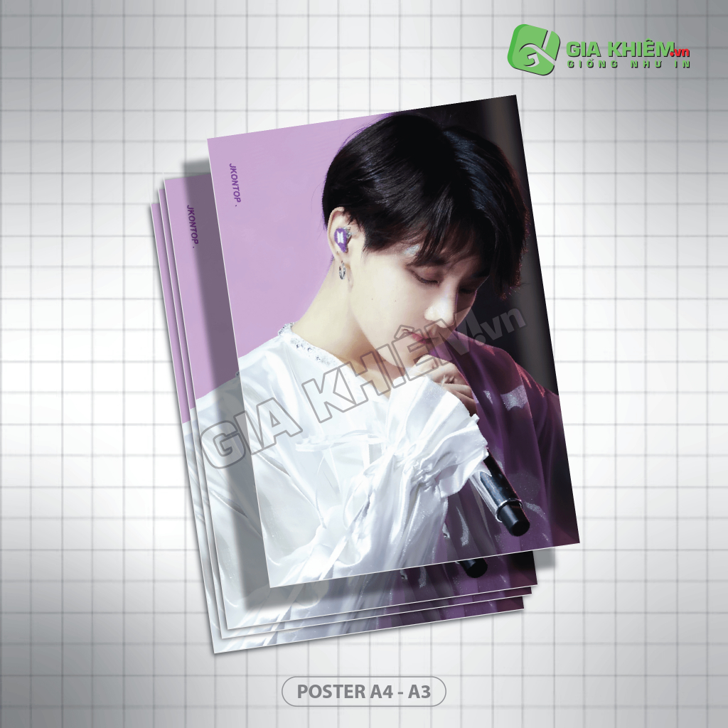 Poster BTS size A4  - A3