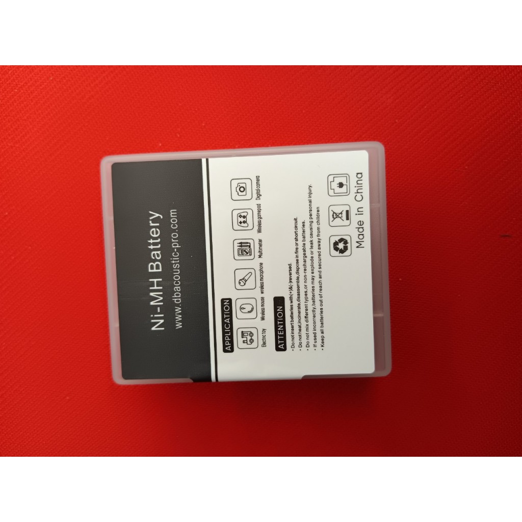 Pin sạc AA Ni- MH 3300mAh vỉ 4 viên + sạc hãng DB acoustic - Chính hãng dùng cho micro, máy ảnh,...