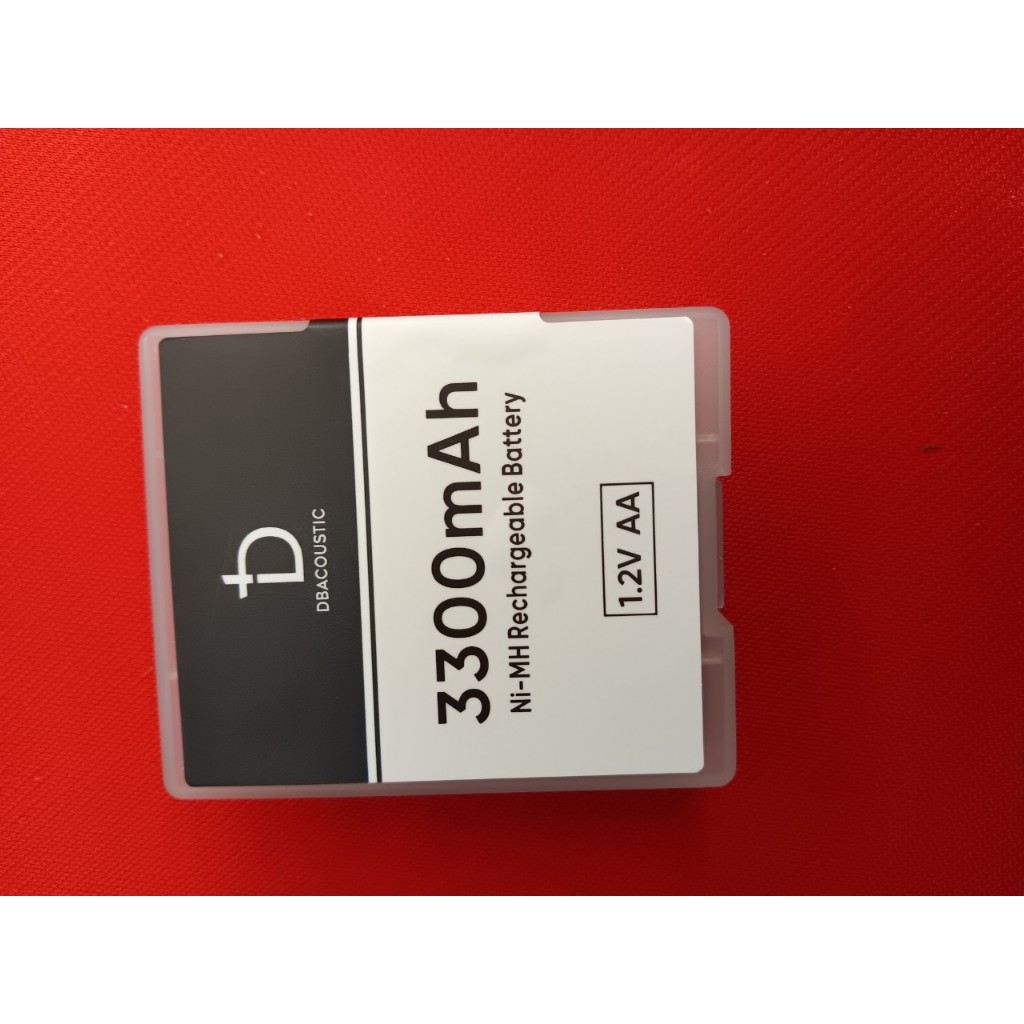 Pin sạc AA Ni- MH 3300mAh vỉ 4 viên + sạc hãng DB acoustic - Chính hãng dùng cho micro, máy ảnh,...