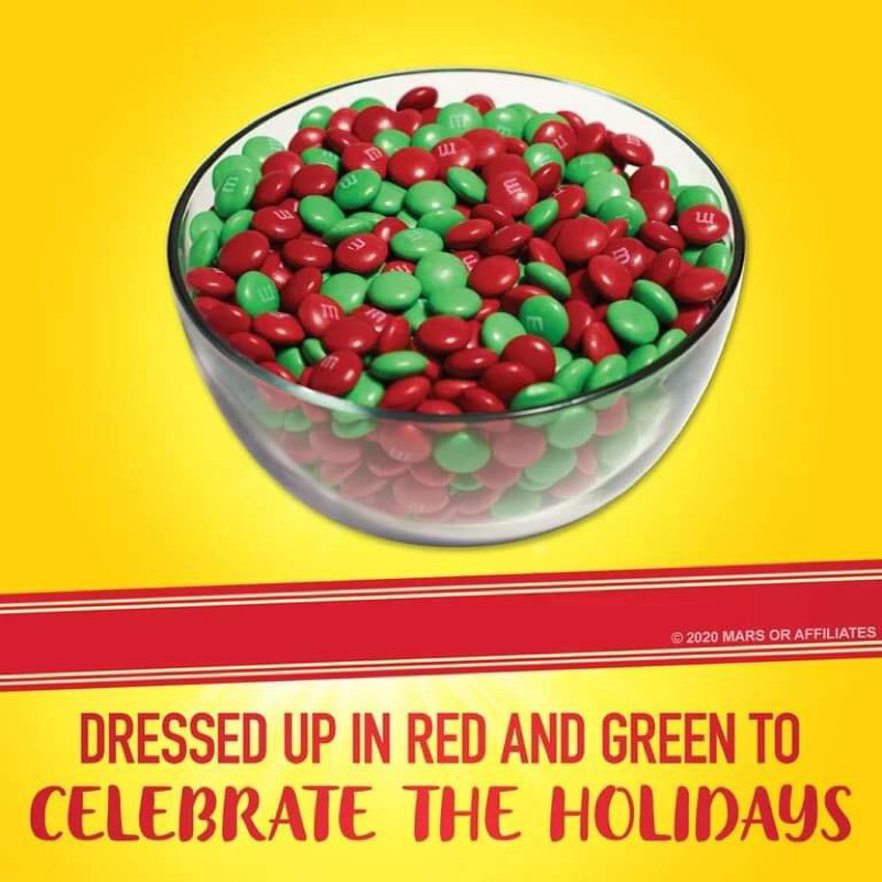 Socola M&M's Noel Christmas Milk Chocolate Candy Bag - 10 oz