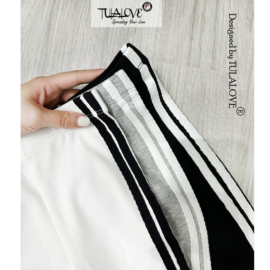 Áo Polo Dài Tay Lé Gân, Quần Loe Dài Lé Gân, Phối Set Tulalove