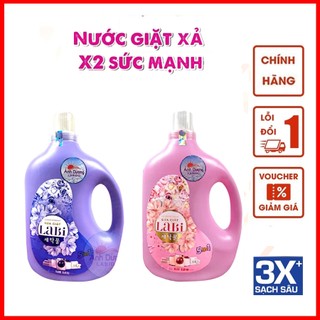 Combo 2 can nước giặt công nghệ nhật bản labi - thơm ngát & mềm vải can 3,6l