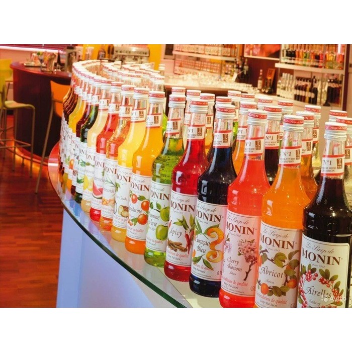 Siro Monin chai chiết 120g dùng để thử vị món mới