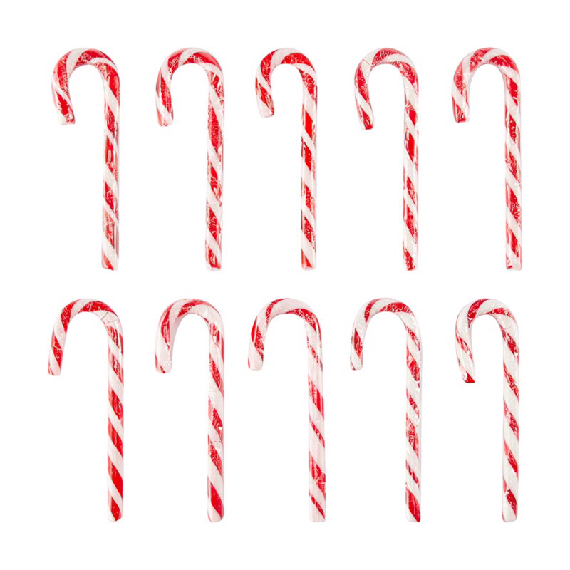 Kẹo gậy Noel 10 Pack Peppermint Flavour Candy Canes 150g
