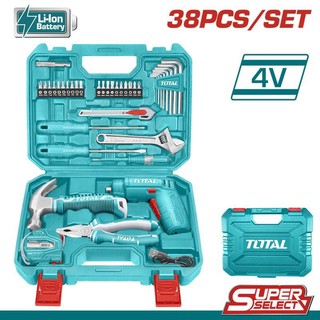 Bộ máy siết vít pin 4v dùng cho gia đình total thkthp10386