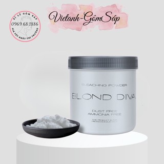 Bột tẩy tóc blond diva 500g - tẩy cực êm, lên cực chuẩn lamyra