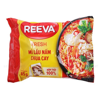 Mì Ăn Liền Lẩu Nấm Chua Cay/ lẩu nấm hải sản Reeva Gói 85G