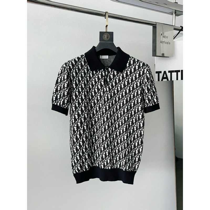Áo polo dior chất len dập vân bản Supper QC cao cấp