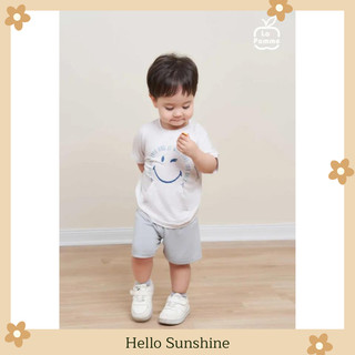 [Lapomme] Bộ cộc tay La Pomme Funny Face