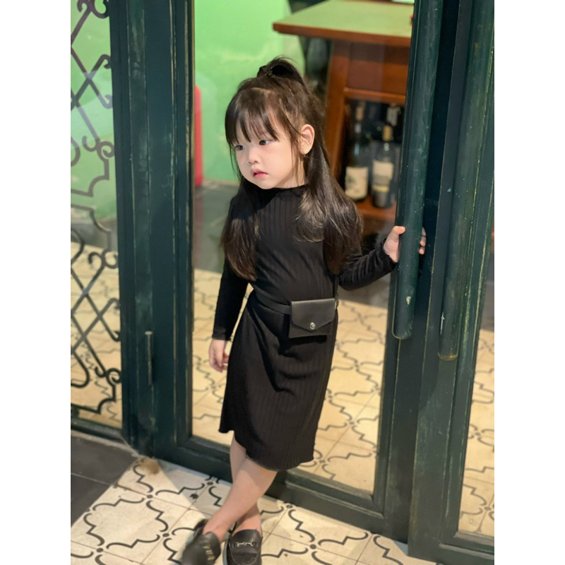 Váy len tăm body cho bé gái 10 đến 30kg