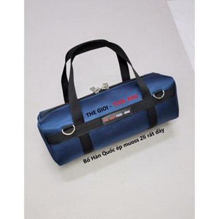 Túi Đồ Nghề Mini May Bố Hàn Quốc Ép Muoss Chịu Tải- Dây kéo số 12- Đầu khóa INox 12li- Độ bền cao