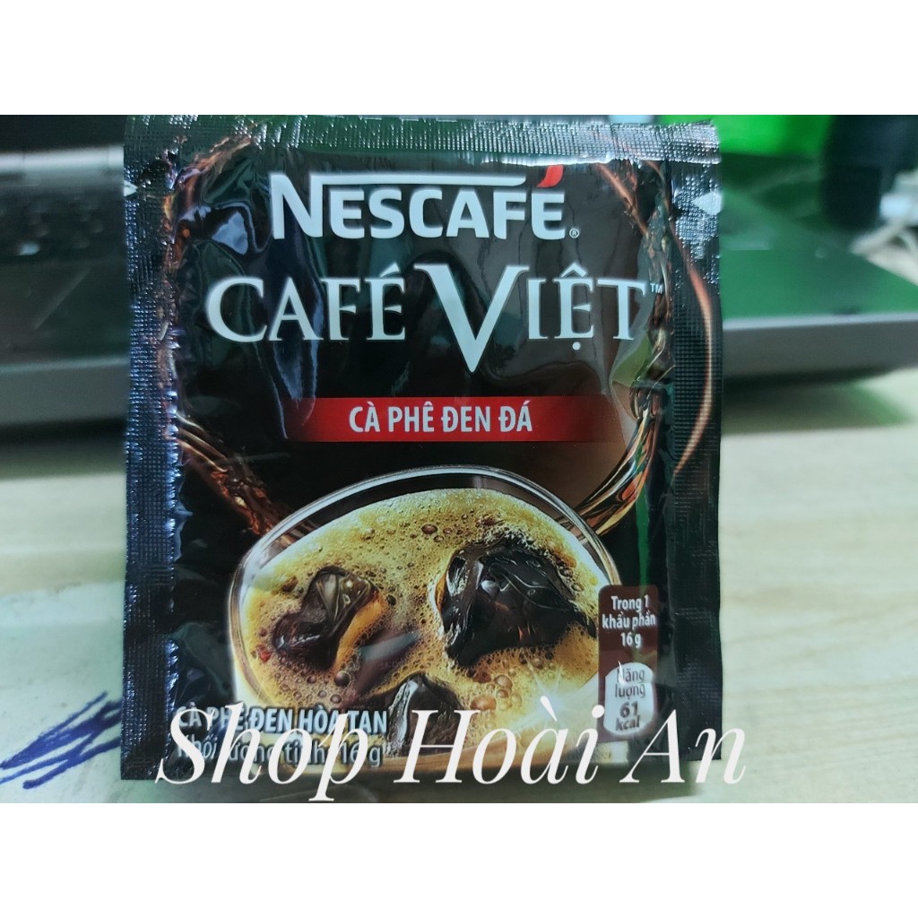 (Tặng 3 gói) NesCafé Cafe Việt đen đá. (Bịch 35 gói x 16g)