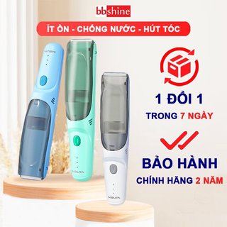 Tông đơ cắt tóc cho bé cực êm khi bé ngủ có hút tóc BBShine, Tăng đơ cắt tóc cho bé cao cấp Misuta chống nước – DT004