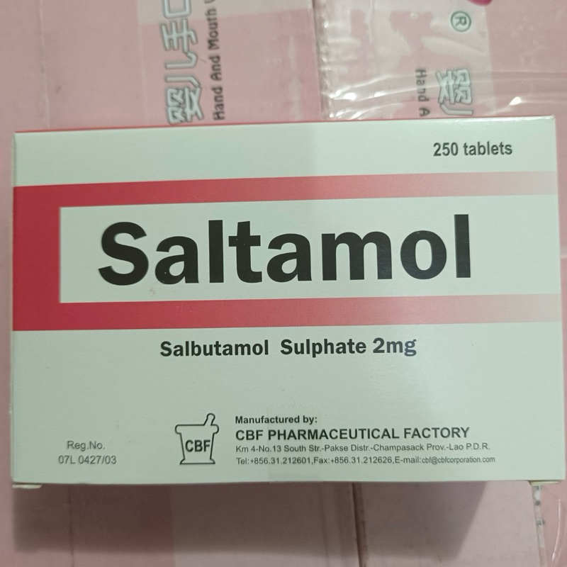 Salbutamol sulphate 2mg hộp 250v