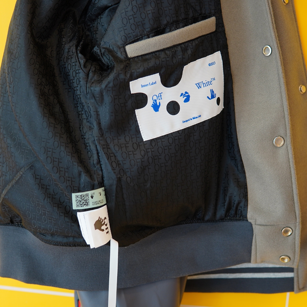 Áo Varsity OFF WHITE x AC Milan hàng cao cấp ss2024