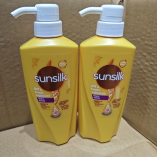 Dầu gội đầu sunsilk Thái Lan Sunsilk Soft & Smooth mềm mượt diệu kỳ màu vàng