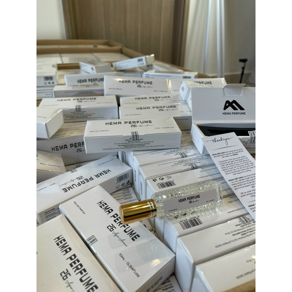 Nước Hoa HEMA PERFUME chính hãng nhà Hema lưu hương quyết rũ cá tính cả ngày, dòng nước hoa cao cấp cho cả Nam và Nữ