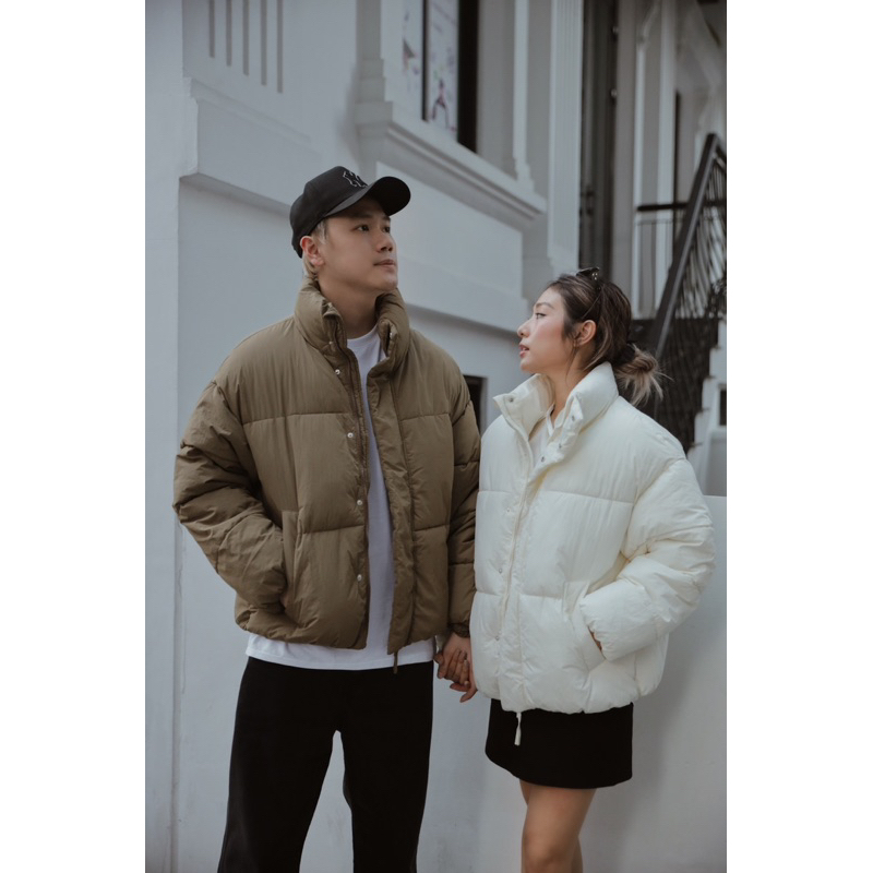 Áo khoác phao nam nữ trần bông dài tay Puffer Jacket ET.TEE đủ màu đủ size A2059