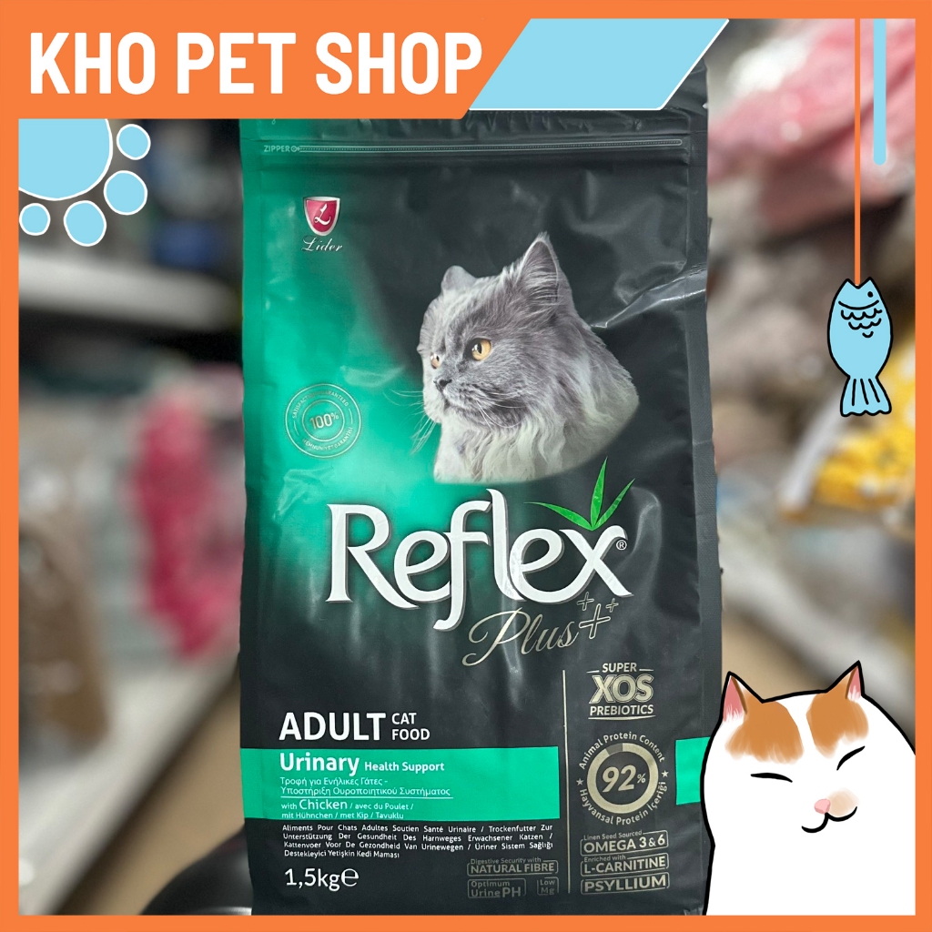 Thức ăn Reflex Urinary hỗ trợ tiết niệu cho mèo trưởng thành túi 1.5 kg