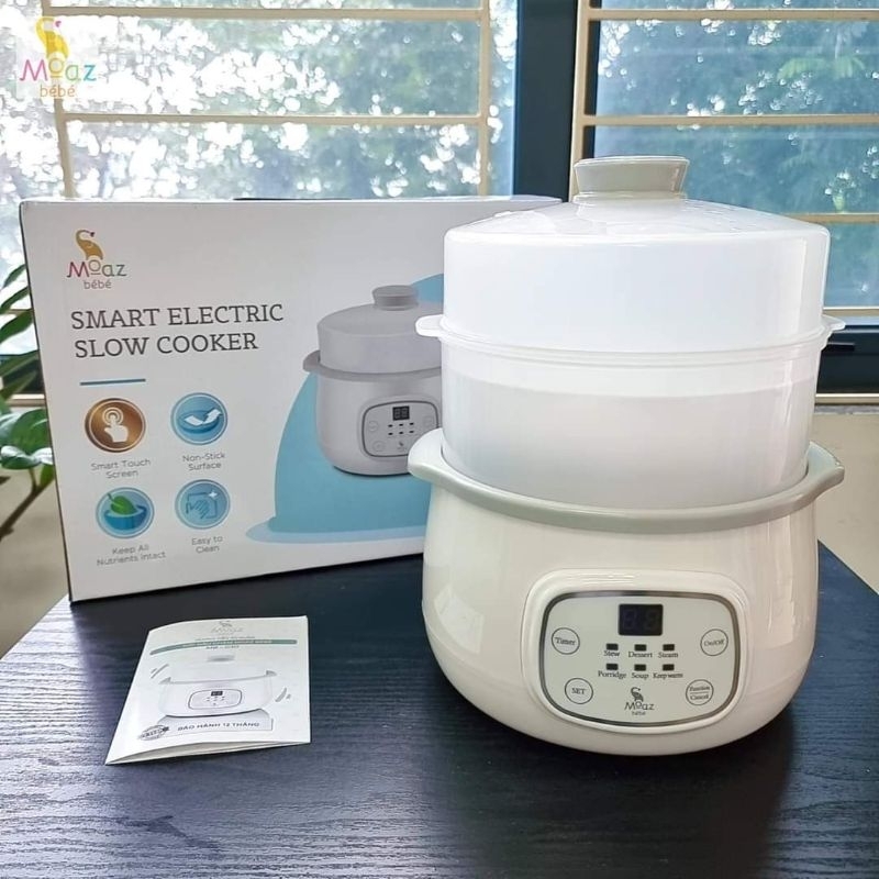 Nắp sứ nồi nấu chậm Moaz bébé 1L