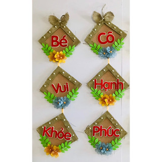 Khẩu hiệu Bé vui khỏe cô hạnh phúc